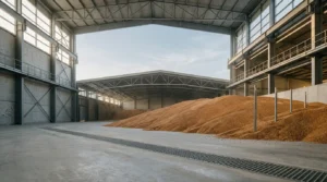 Ventilation d'un silo à plat pour le stockage de céréales avec système d'aération efficace