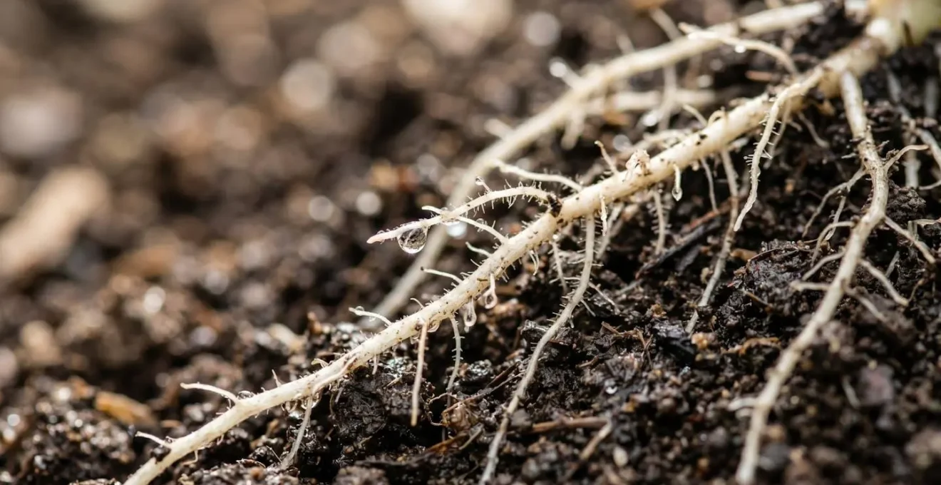 Vue aérienne d'une parcelle agricole montrant l'hétérogénéité du sol et l'intérêt de la modulation